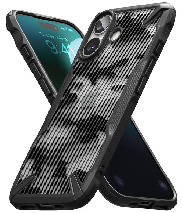iPhone 16 Back Cover Case | Fusion X - Camo Black