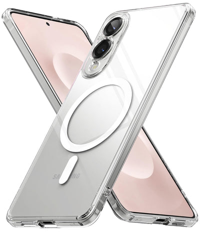 Samsung Galaxy S25 Edge Back Cover case | Fusion Magnetic - Clear