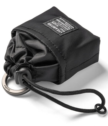 Mini Pouch [Bucket Bag] with O Ring Carabiner - Black