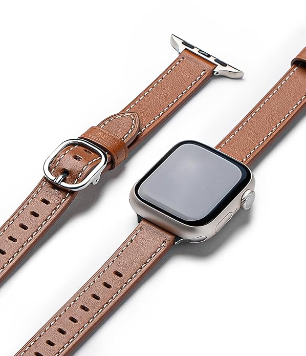Leather One Slim for Apple Watch 38/40 / 41mm Leather One Slim strap - Brown