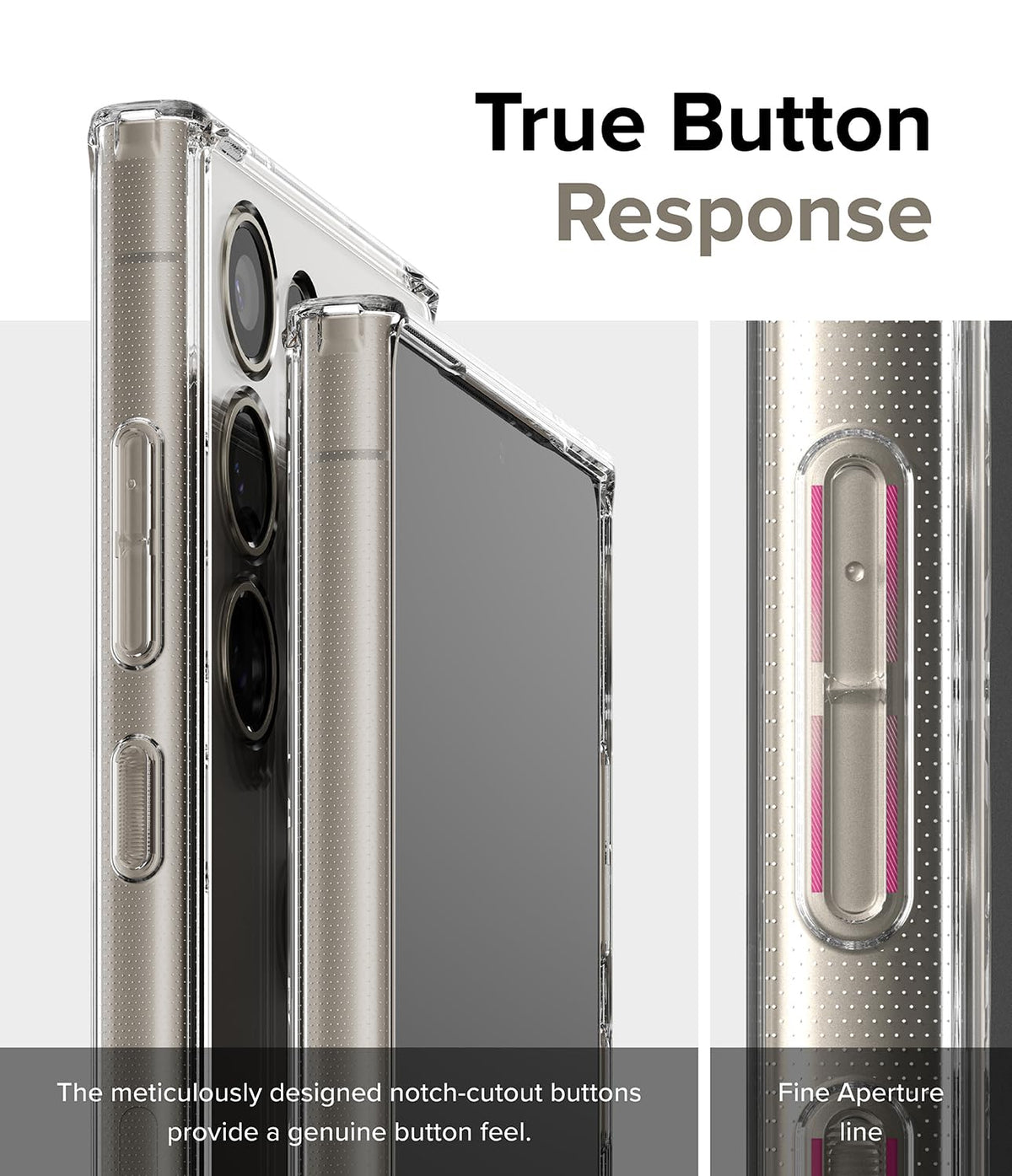 Auto Backside Case Samsung Galaxy S24 ultra Back Cover Case | Fusion - Clear