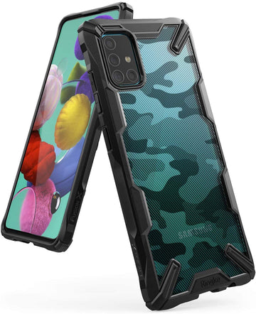 Samsung Galaxy A51 Back Cover Case | Fusion X Design - Camo Black