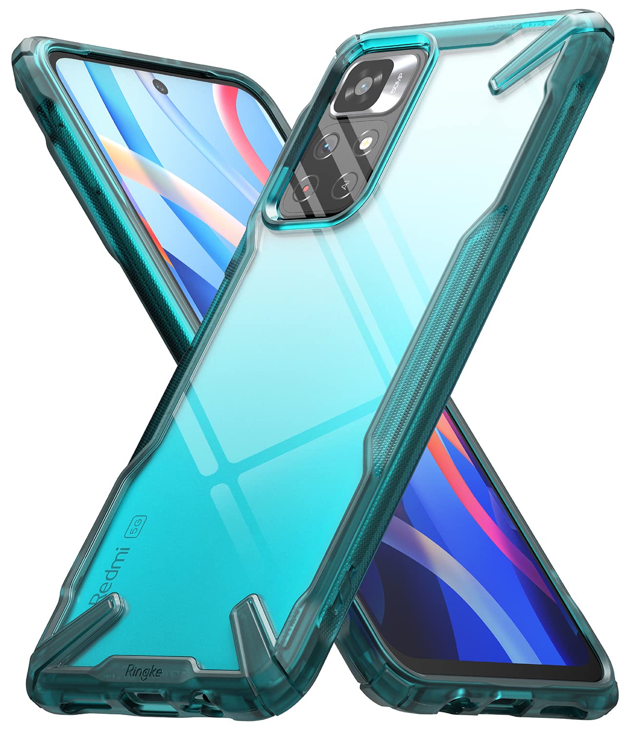 Poco M4 Pro 5G / Xiaomi Redmi Note 11T Back Cover Case | Fusion X - Turquoise Green