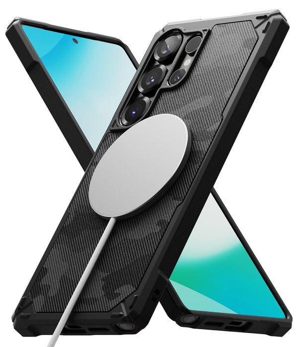 Samsung Galaxy S25 Ultra Back Cover Case | Rugged Gear Magnetic  - Camo Black