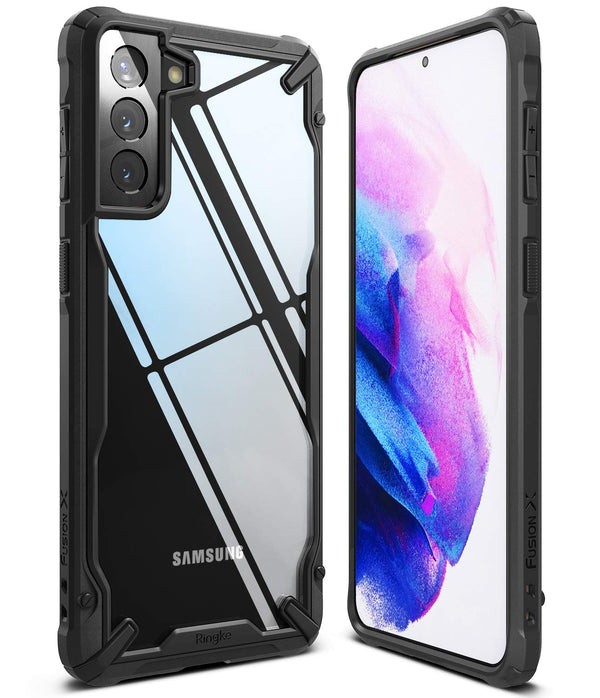 (Refurbished0 Samsung Galaxy S21 Back Cover Case | Fusion X - Black