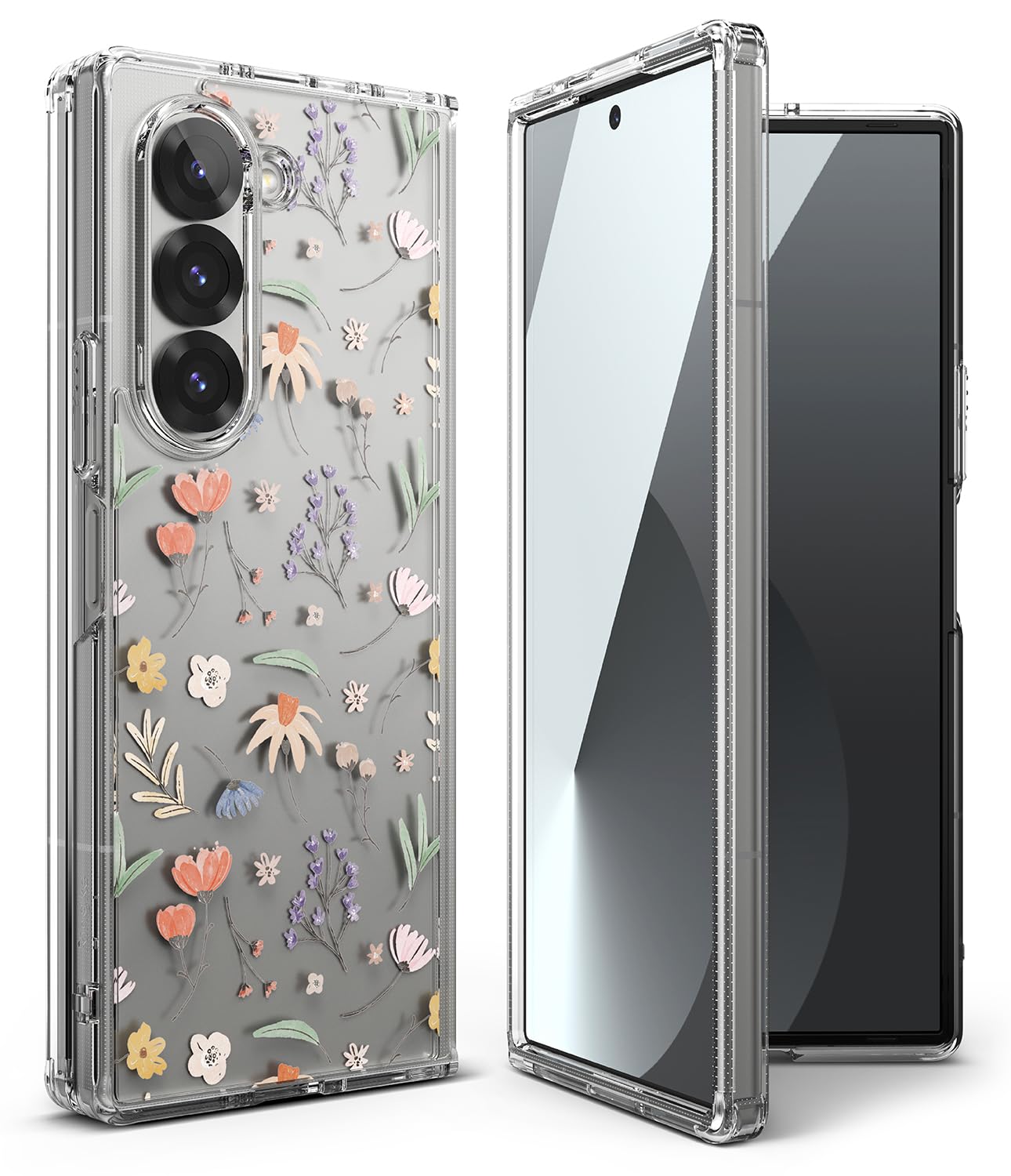 Samsung Galaxy Z Fold 6 Back Cover Case |  Fusion Design  - Dry Flowers