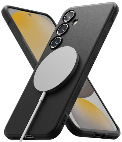 (Refurbished) Samsung Galaxy S24 FE Back Cover Case | Onyx Magnetic - Black