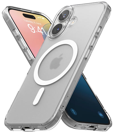 (Refurbished) iPhone 16 Plus Back Cover Case | Fusion Magnetic - Matte Clear