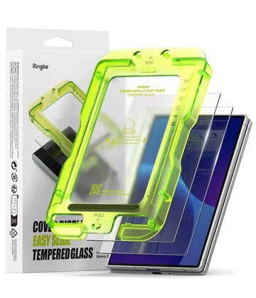 Samsung Galaxy Z Fold 8 Tempered Glass Screen Protector Guard | Easy Slide [2 Pack]