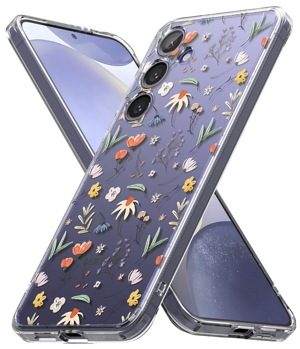 Samsung Galaxy S24 Back cover case | Fusion Design - Dry Flowers