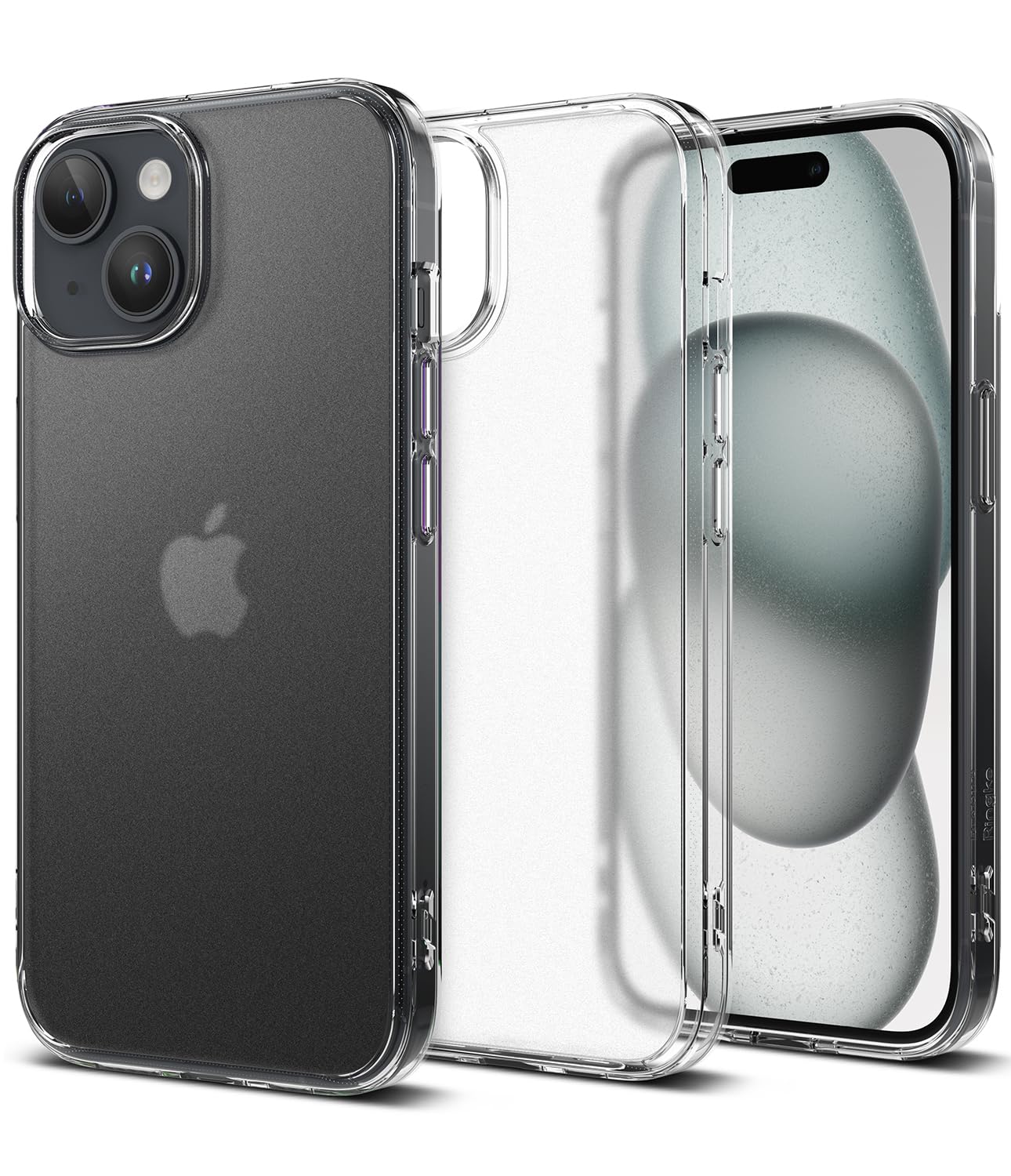(Refurbished) Ringke iPhone 15 Plus Back Cover Case Fusion - Matte Clear