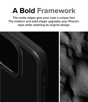 iPhone 15 Pro Back Cover case | Fusion Bold - Black