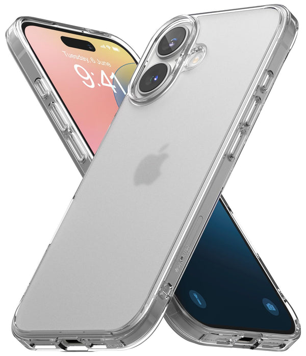 iPhone 16 Plus Back Cover Case | Fusion - Matte Clear