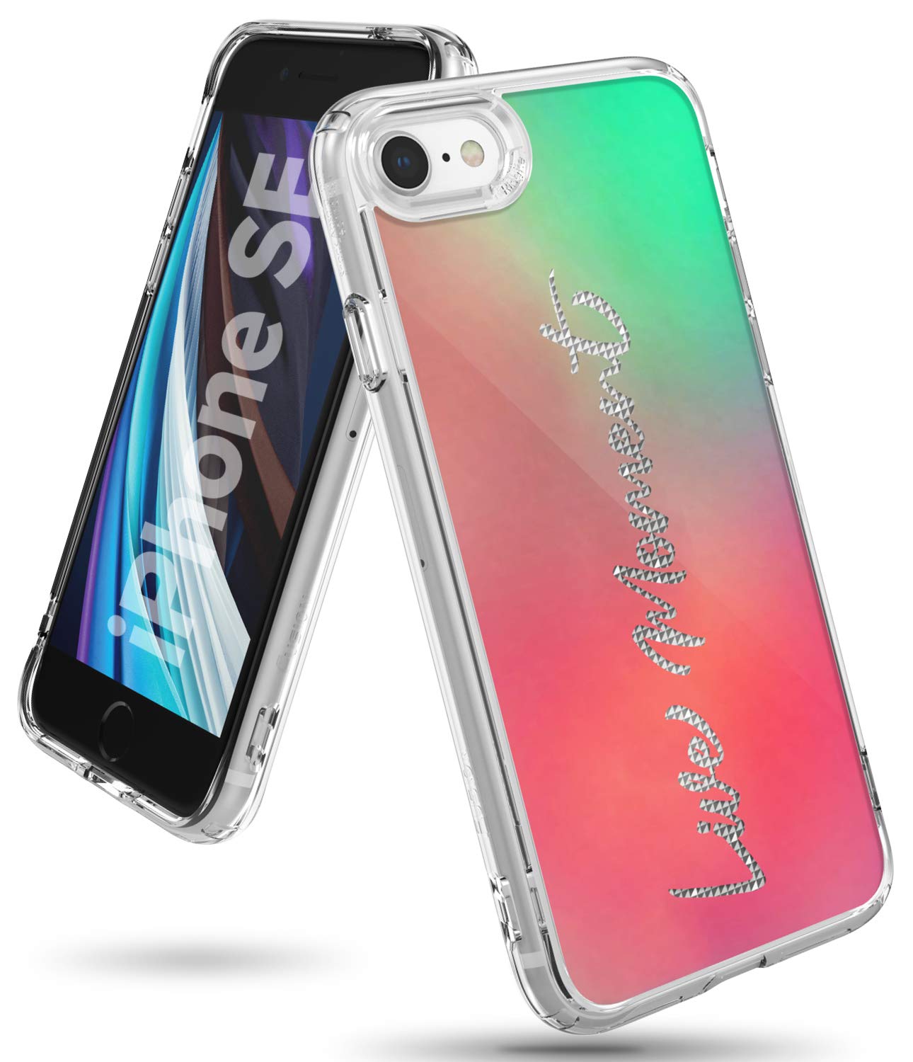 Apple iPhone SE (2nd generation) Back Cover Case | Fusion Design - LIVE MOMENT