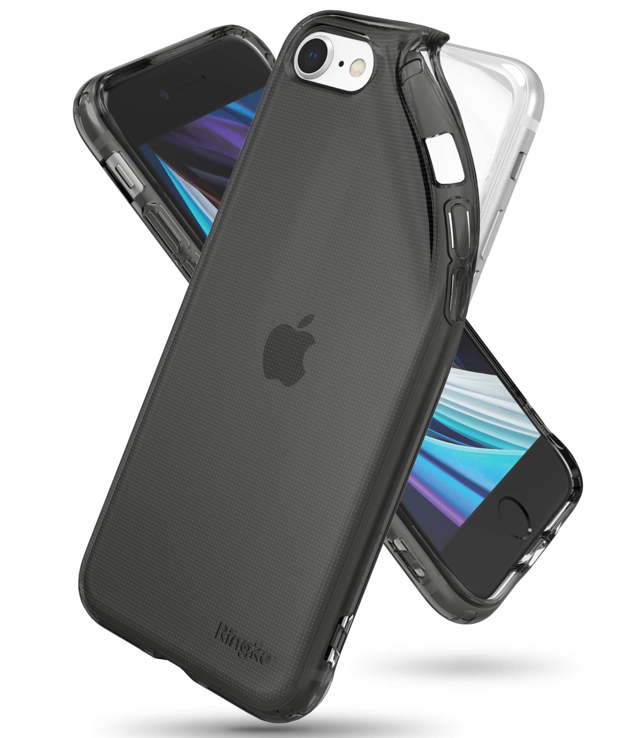 Apple iPhone SE (2nd generation) Back Cover Case | Air - Smoke Black