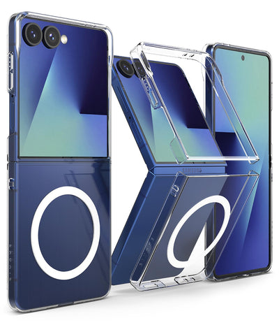 Samsung Galaxy Z Flip 7 Back Cover Case | Slim Magnetic - Clear