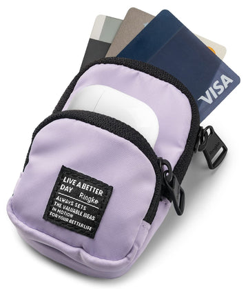 Ringke Mini Pouch [Two Pocket] - Light Purple