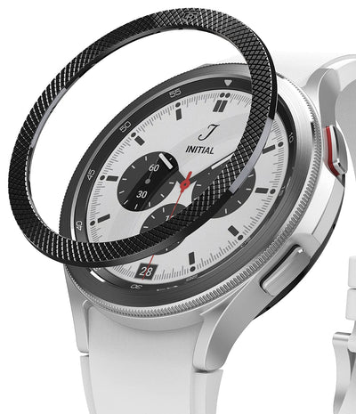 Bezel Styling Compatible with Samsung Galaxy Watch 4 Classic 42mm - Black [42-41]