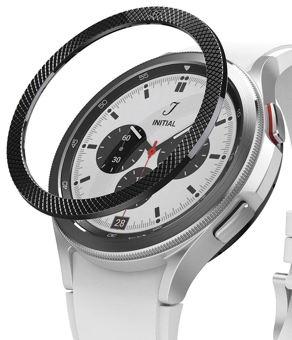Bezel Styling Compatible with Samsung Galaxy Watch 4 Classic 42mm - Black [42-41]