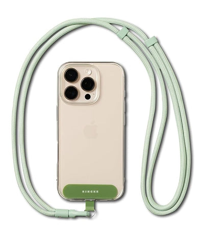 Ringke Holder Link Flow Adjustable Shoulder Y-Type Strap with Patch - Mute Mint
