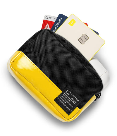Ringke Mini Carrying Pouch Nylon Tarpaulin Water Resistant | Brick - Yellow