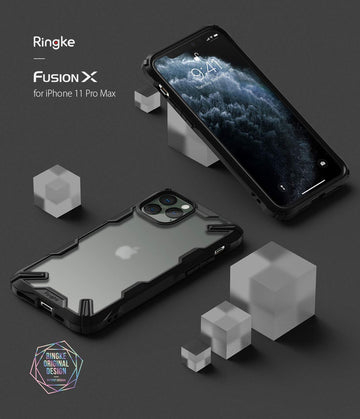 Apple iPhone 11 Pro Max Back Cover Case | Fusion X - BLACK