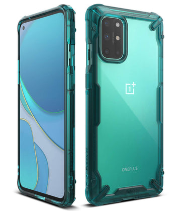 (Refurbished) OnePlus 8T Back Cover Case | Fusion X - Turquoise Green