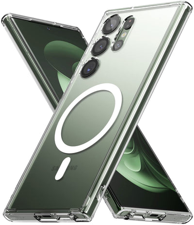 (Refurbished) Samsung Galaxy S23 Ultra 5G Back Cover Case | Fusion Magnetic - Matte Clear