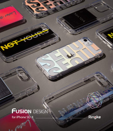 Apple iPhone SE (2nd generation) Back Cover Case | Fusion Design - NOT YOURS