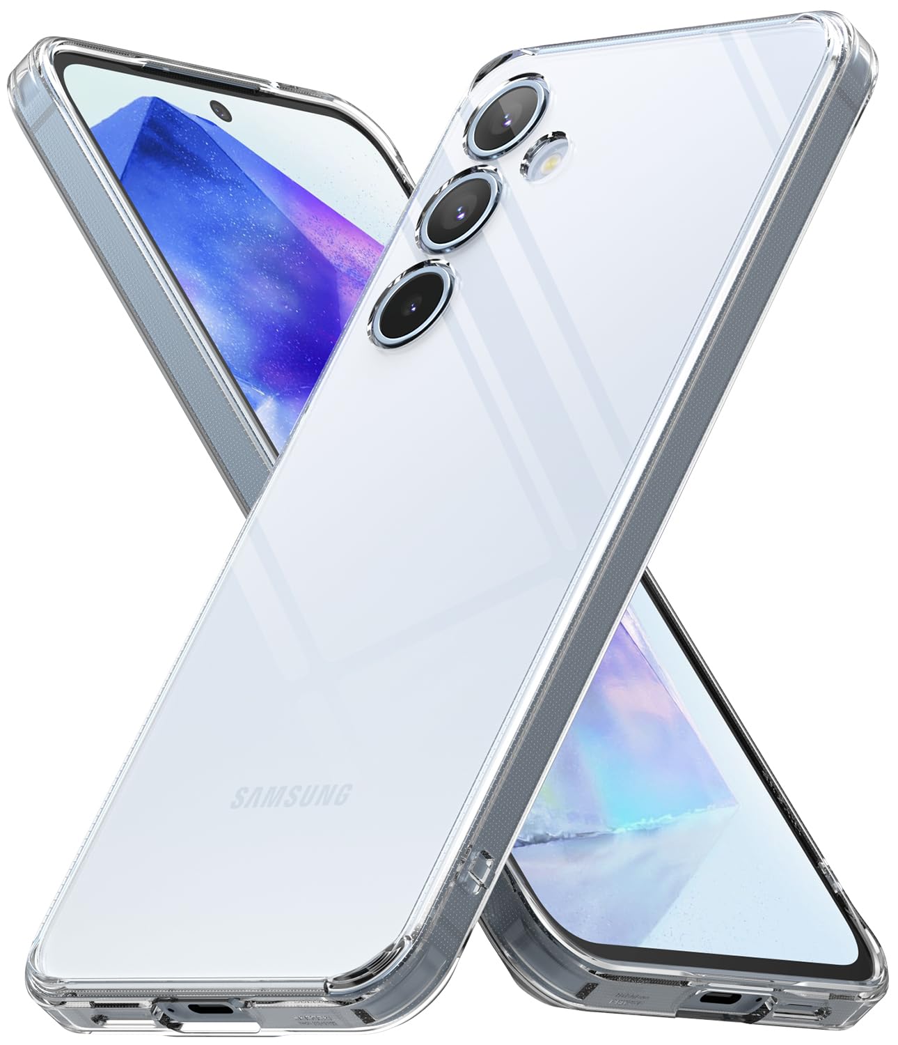 Samsung Galaxy A55 5G Back Cover Case | Fusion - Clear