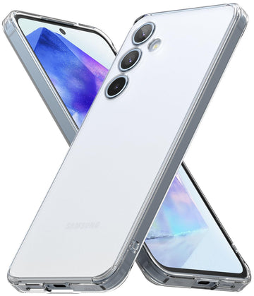 Samsung Galaxy A55 5G Back Cover Case | Fusion Matte  - Matte Clear