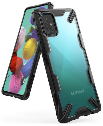 Samsung Galaxy A51 Back Cover Case | Fusion X Design - Black