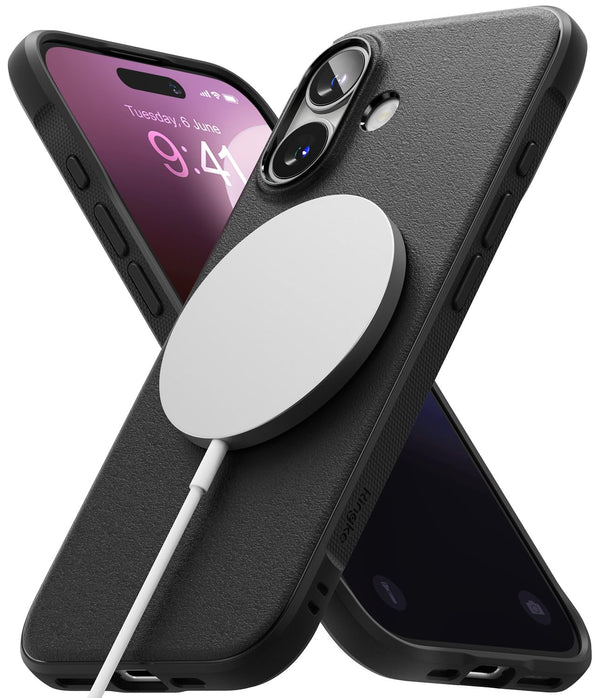 iPhone 16 Back Cover Case | Onyx Magnetic - Black