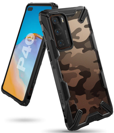 Huawei P40 Back Cover Case | Fusion X - Camo Black