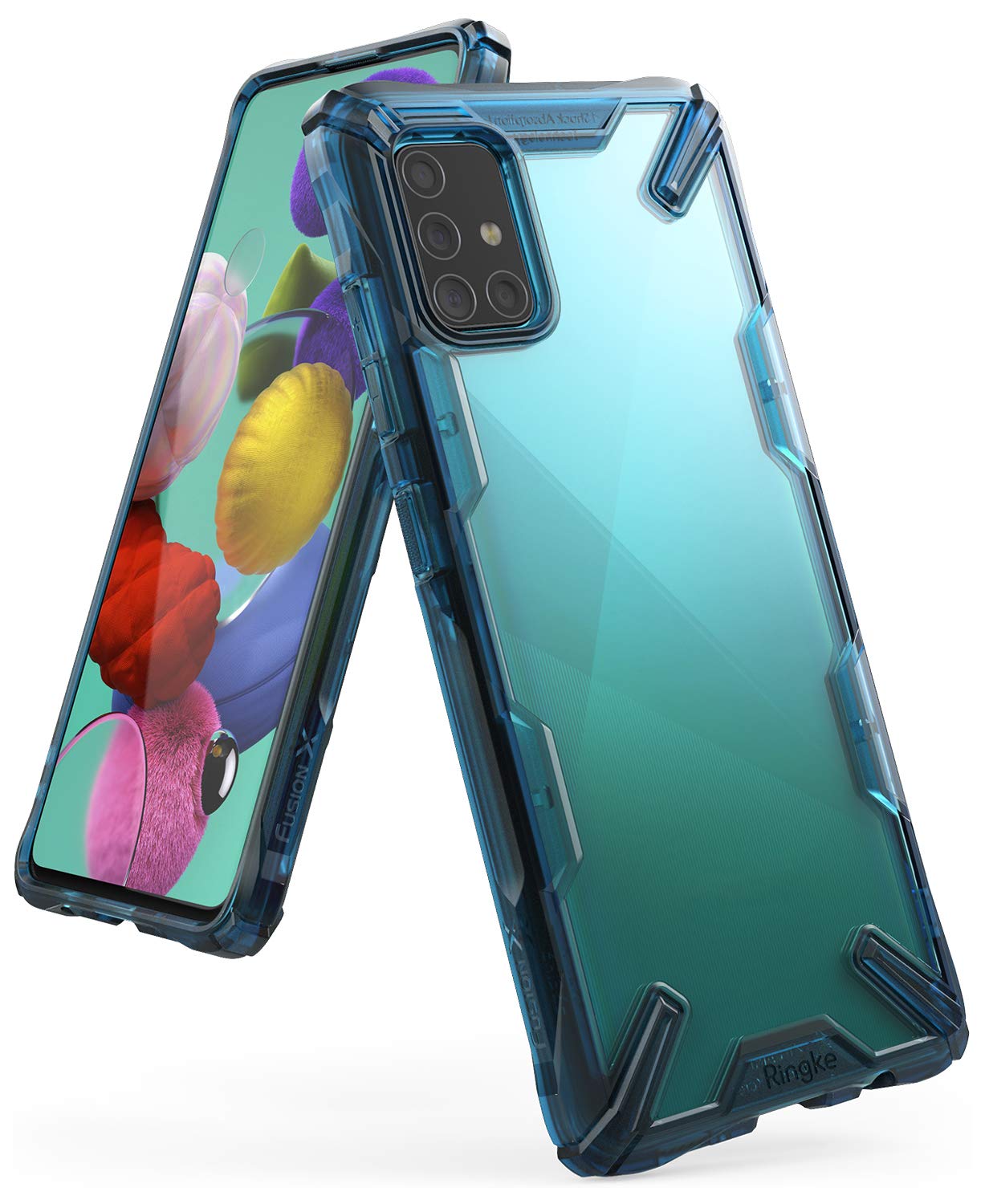 Samsung Galaxy A51 Back Cover Case | Fusion X Design - Space Blue