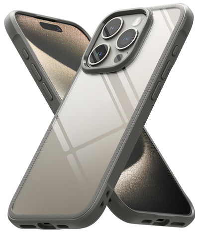 (Refurbished) iPhone 15 Pro Back Cover case | Fusion Bold - Gray