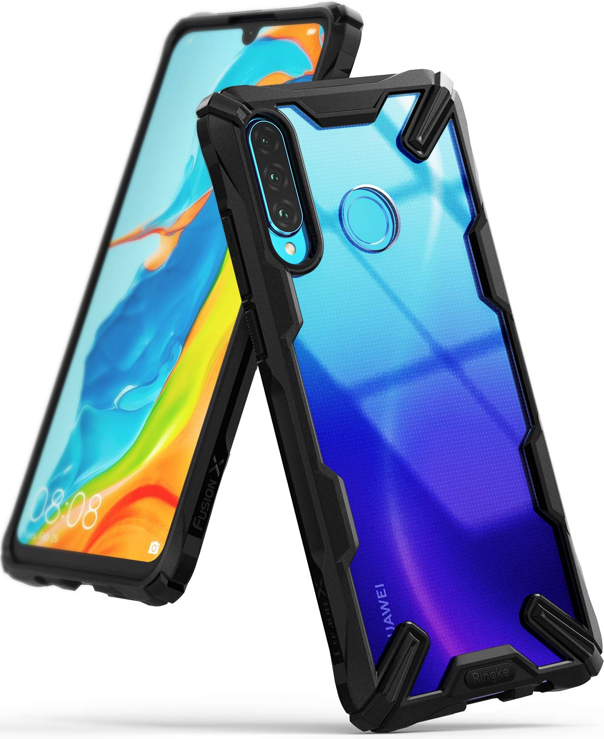 Huawei P30 Lite (Nova 4e) Back Cover Case | Fusion X - Black