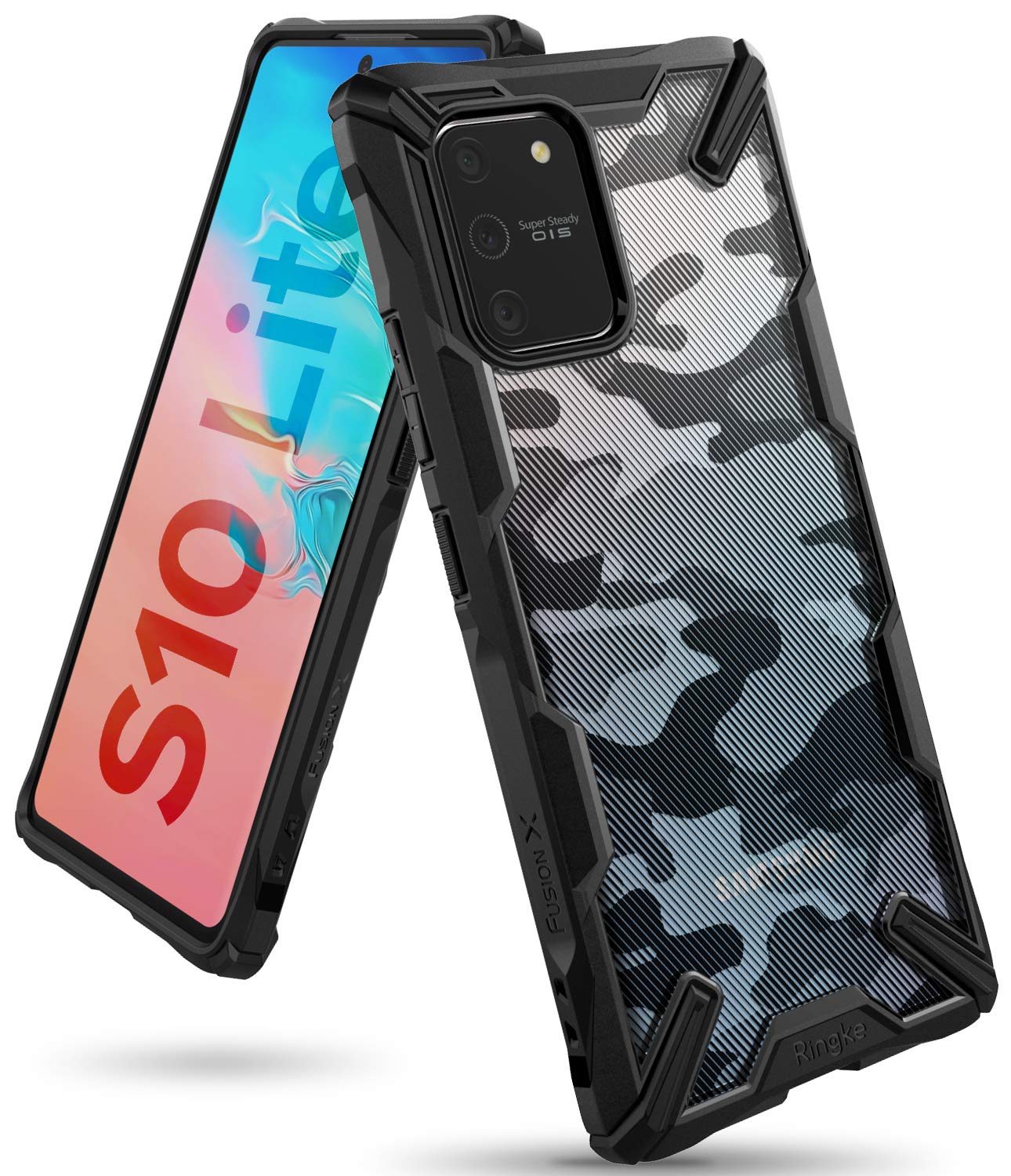 (Refurbished) Samsung Galaxy S10 Lite Fusion X Design Camo Black