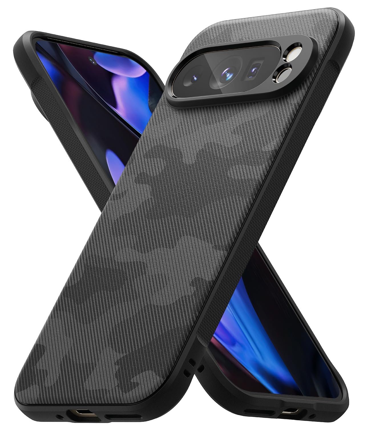 Google Pixel 9 Pro XL Back Cover Case | Onyx - Camo Black