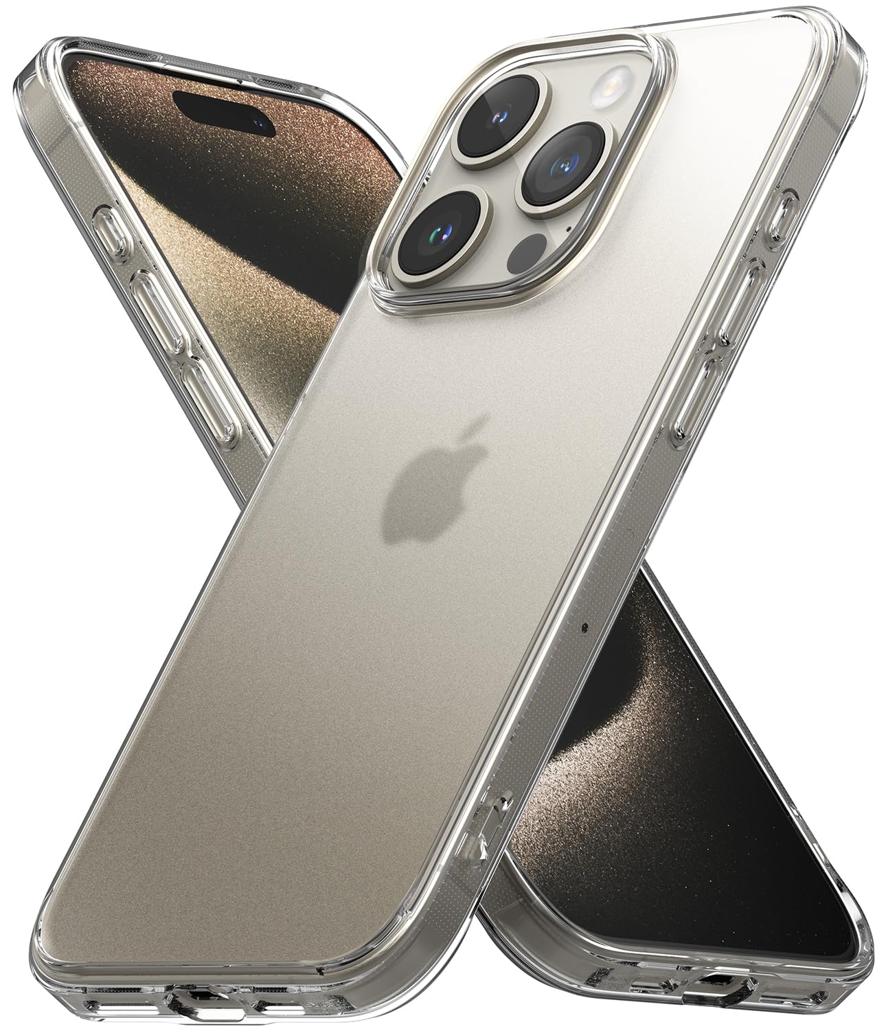 (Refurbished) Ringke iPhone 15 Pro Back Cover case Fusion - Matte Clear