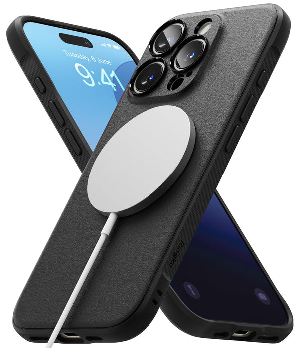 iPhone 16 Pro Max Back Cover Case | Onyx Magnetic - Black