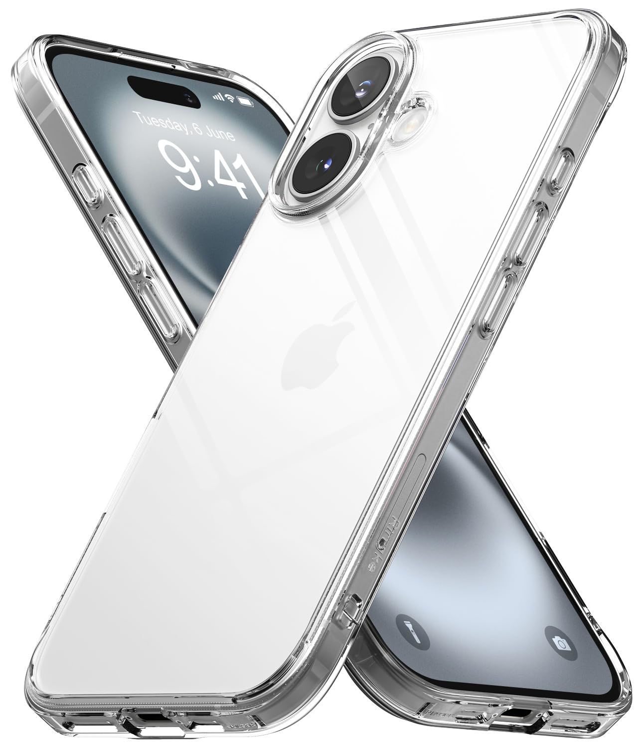 iPhone 16 Plus Back Cover Case | Fusion - Clear