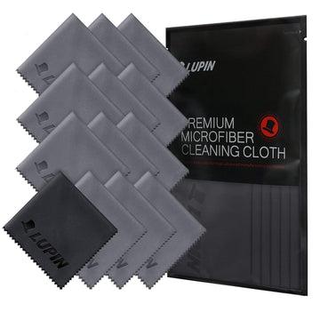 Ringke Premium Microfiber Cleaning Cloths, (12+1 Pack) - Gray