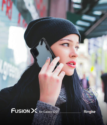 Samsung Galaxy S20 Back Cover Case | Fusion X - Black