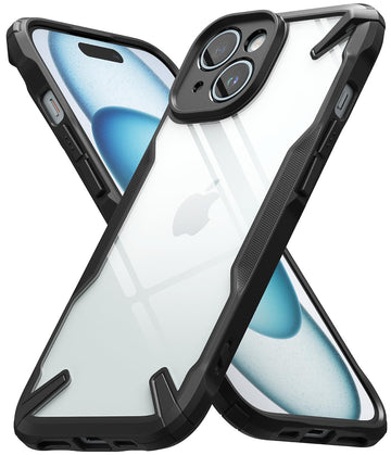 (Refurbished)iPhone 15 Plus Back Cover Case | Fusion X - Black