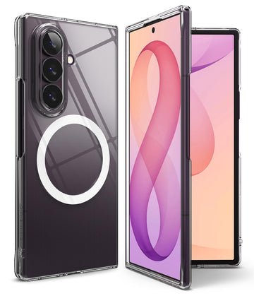 Samsung Galaxy Z Fold 8 Ultra Back Cover Case | Slim Magnetic  - Clear
