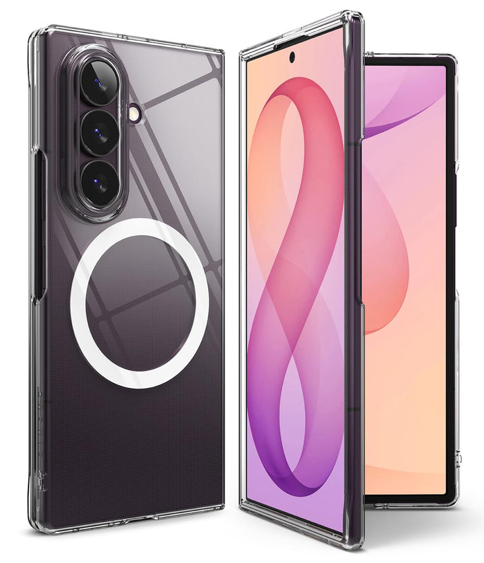 Samsung Galaxy Z Fold 8 Ultra Back Cover Case | Slim Magnetic  - Clear