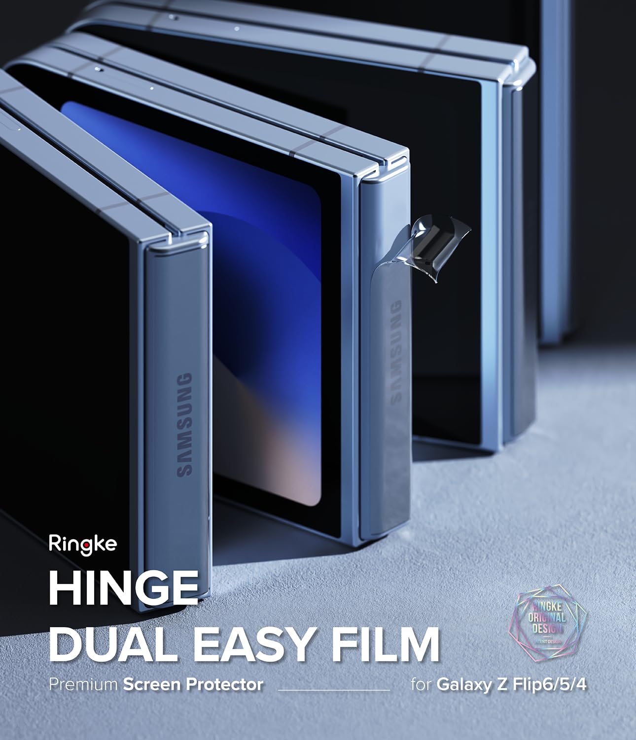 Galaxy Z Flip 6/ Hinge Protection DUAL EASY FILM Pack