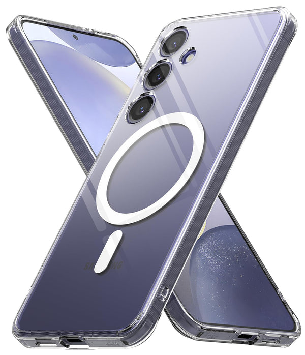 (Refurbished) Samsung Galaxy S24 Back Cover case | Fusion Magnetic - Clear