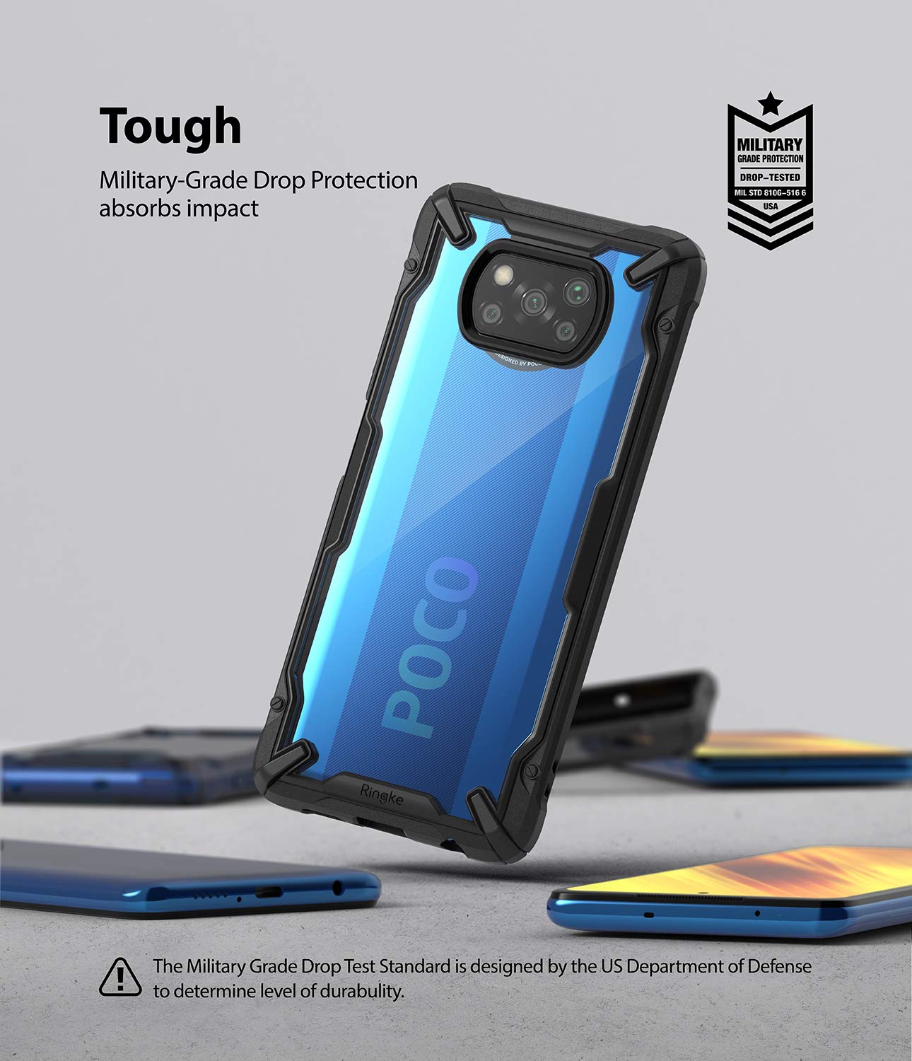 For POCO X3 NFC Case POCO X3 Pro Back Cover New Clear Phone Funda Poco X